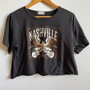 Graphic Crop Top